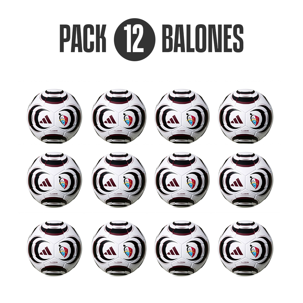 PACK 12 BALONES OFICIAL FEDERACION FUTBOL CASTILLA LA MANCHA 26/27
